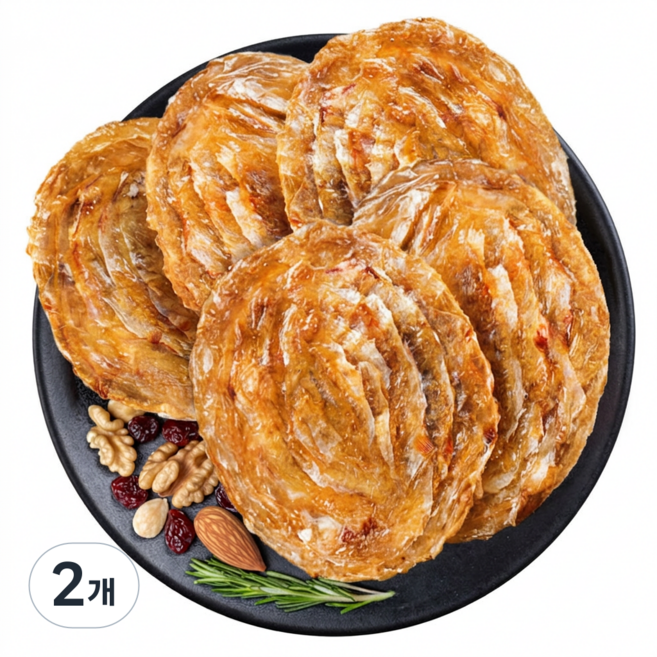 [건파파] 더 두꺼운 참쥐포 두꺼운 쥐포 A급 쥐치포, 240g, 2개