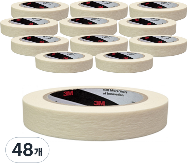 3M 마스킹 테이프 24mm 40M, 48개