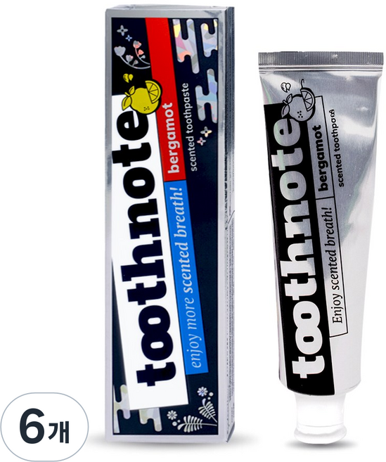 투스노트 센티드 치약, 100g, 6개