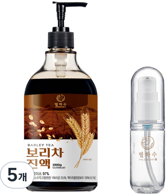 별하수 보리차 진액, 1kg, 5개