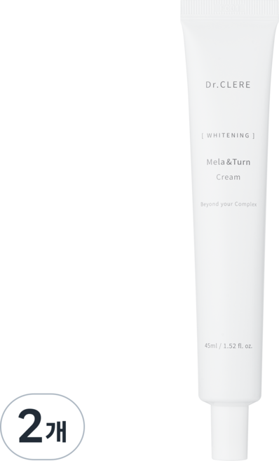 닥터끌레르 멜라앤턴 미백크림, 2개, 45ml