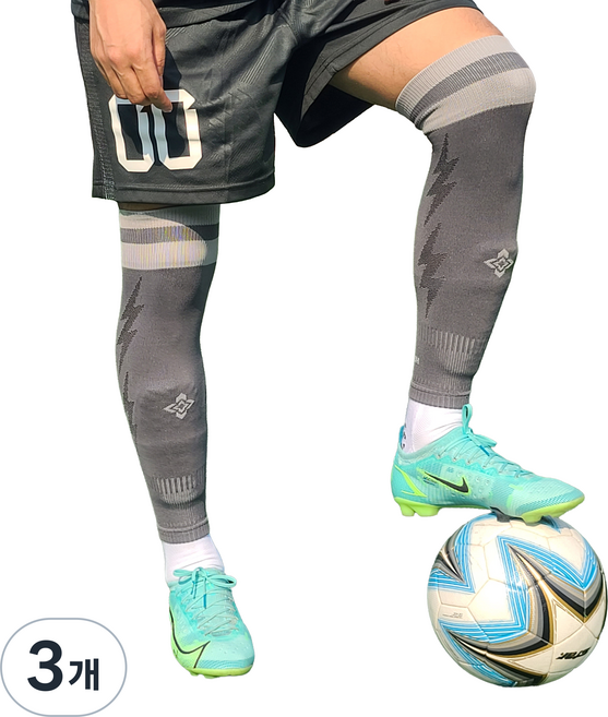 이지로치 프로 튜브 스타킹, 3개, 회색