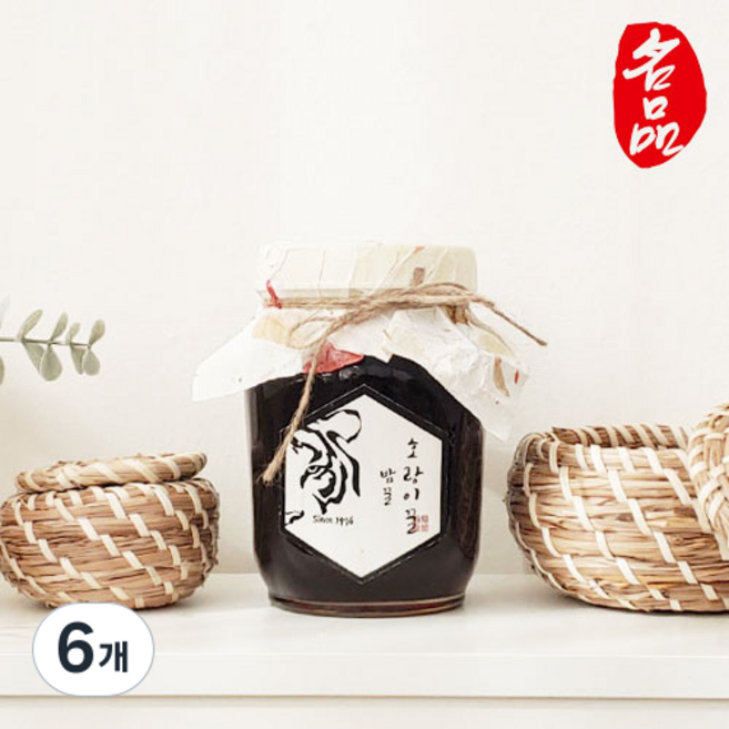 호랑이 순수 자연산 밤꿀, 1.2kg, 6개