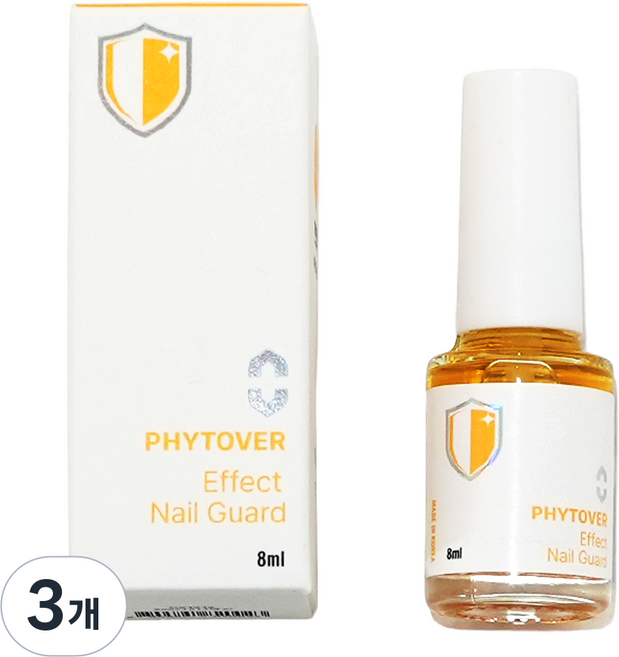 피토버 이펙트 네일가드 건강한 손톱습관 손톱버릇, 3개, 8ml