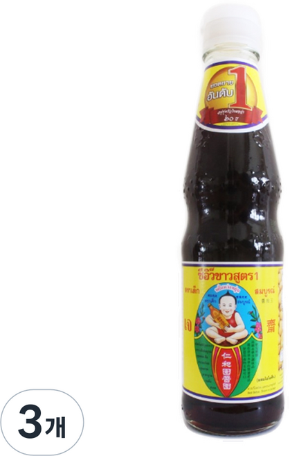 헬시보이 씬 소이 소스 태국 간장, 700ml, 3개