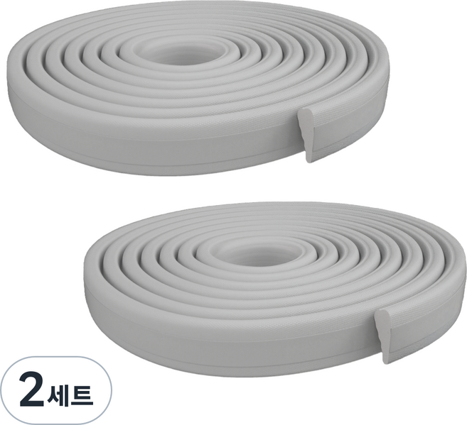 히트키퍼 신소재 문풍지 MAX 5m 2개입, 2세트, 그레이