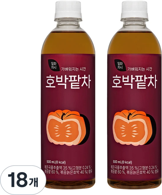일화차시 호박팥차, 500ml, 18개 - 쿠팡