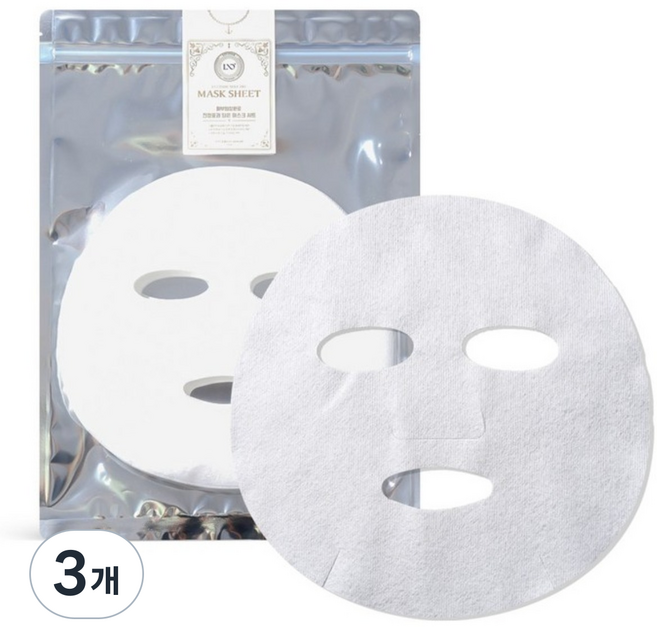 뤼산드 국내최초 진정 효과 용담초시트 마스크팩시트, 3개, 무형광