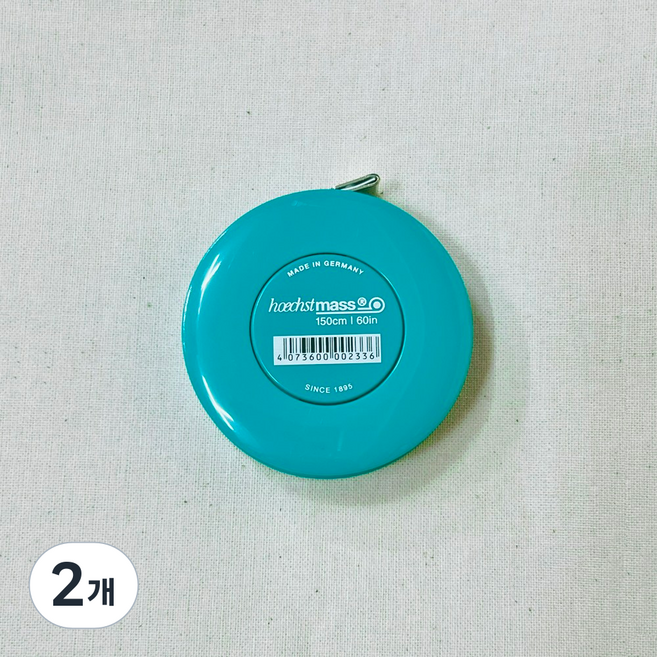 독일제 롤픽스 줄자 자동줄자 (색상선택), 2개, 민트