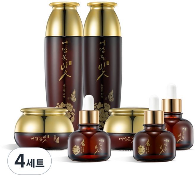 예담윤빛 윤진결 여성 스킨케어 7종 세트, 4세트