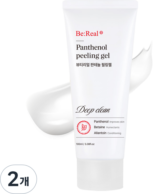 뷰티리얼 판테놀 필링젤 BeReal Panthenol peeling gel 100ml, 2개