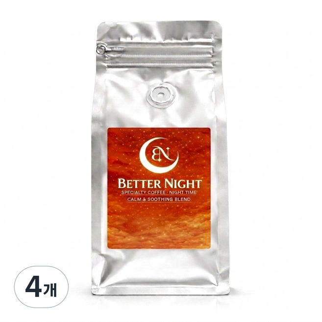 베럴나잇 산미있는 에티오피아 예가체프 G2 커피원두, 4개, 1kg, 홀빈(분쇄안함)