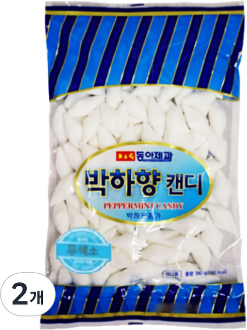 동아제과 박하향캔디 (가위박하), 350g, 2개
