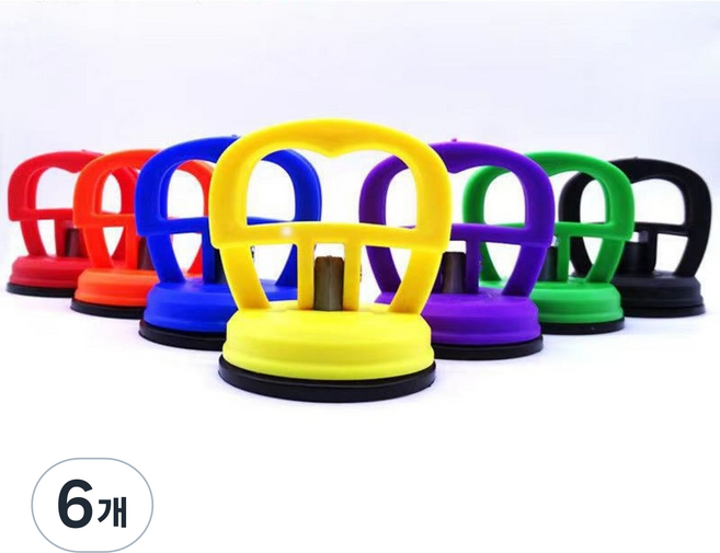 딜하우스 차량용 만능 흡착기 1+1, 6개