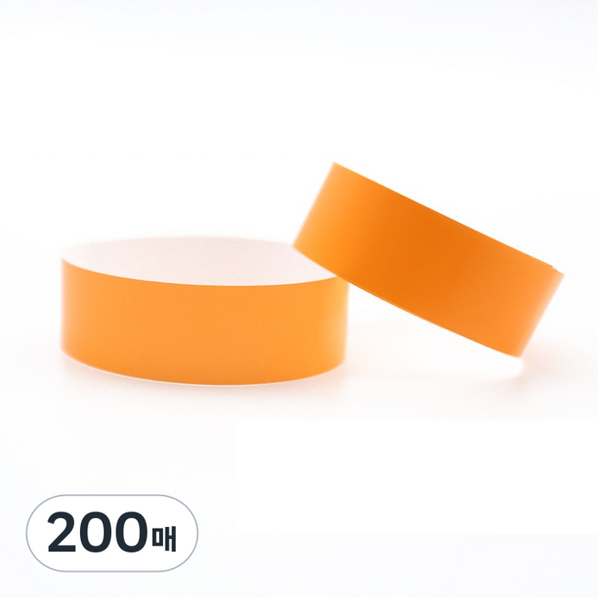 도나토르 대용량 입장권 행사 팔찌 100P, 주황, 200매