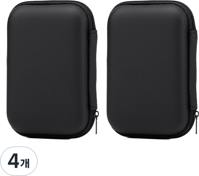에스에이케이 보조배터리 외장하드 파우치, 4개