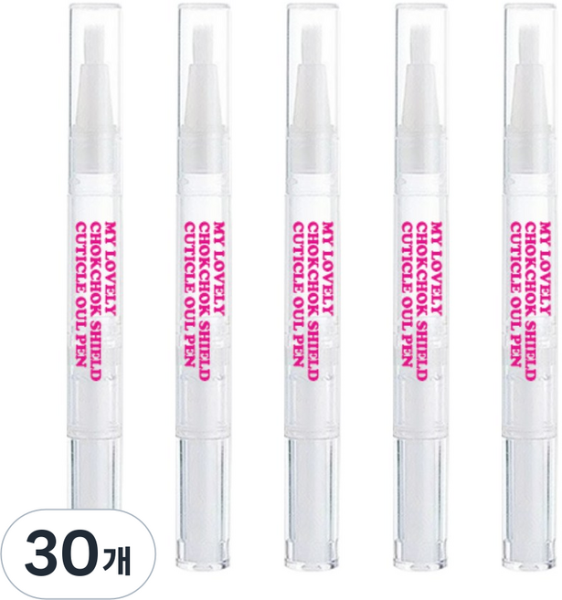 국산 촉촉 핑크 큐티클 오일펜, 30개, 2.5ml