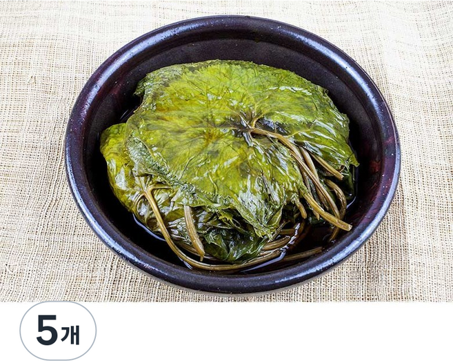 (배터짐) 연변 절임곰취 곰취 산나물 (일요일&당일발송), 500g, 5개