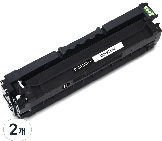 잉크다파라 삼성 호환토너 CLT-K2430L K2430S, 2개, 검정/대용량