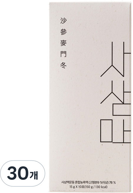 파마블렌드 맥문동 진액 즙 액기스 사삼맥 15g 10포, 30개, 15ml