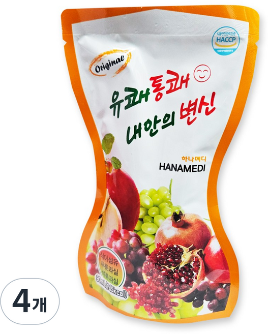 유쾌 통쾌한 내안의 변신 약국 상쾌 변화 통쾌 식이섬유, 90ml, 4개