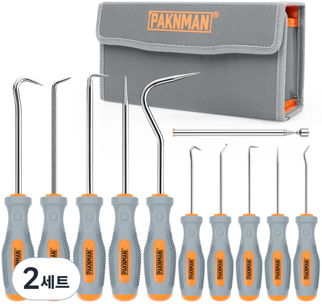 공구PXJ 갈고리공구 O링 송곳 후크 갈고리 10종 세트, 2세트