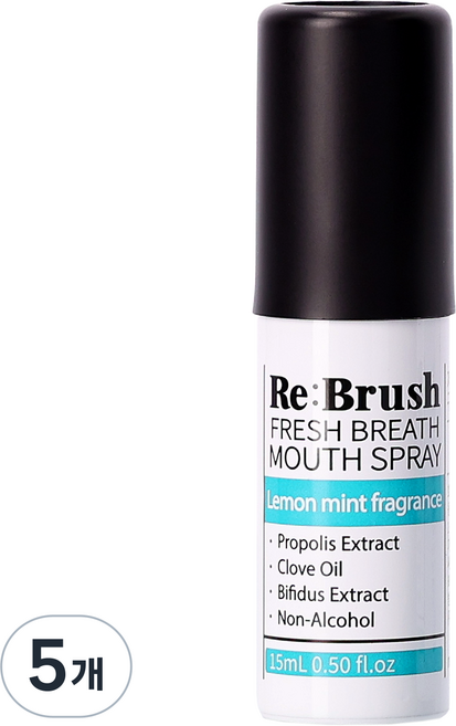 리브러쉬 프레쉬브레스 무알콜 구강유산균 스프레이, 5개, 15ml