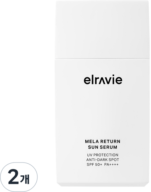 [본사 공식판매] 엘라비에 멜라리턴 기미 모공 케어 선세럼 홈쇼핑 3차매진 완판템 SPF50+ PA++++, 2개, 50ml