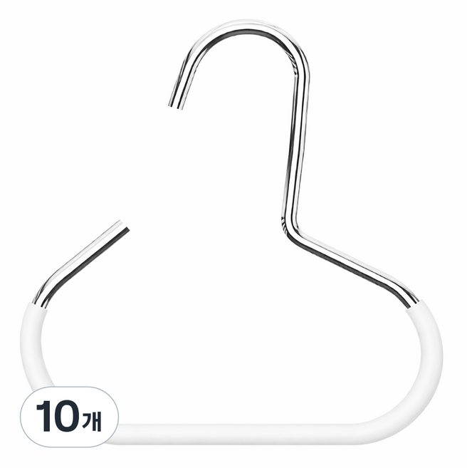 논슬립 옷걸이 Y33, 10개, 화이트