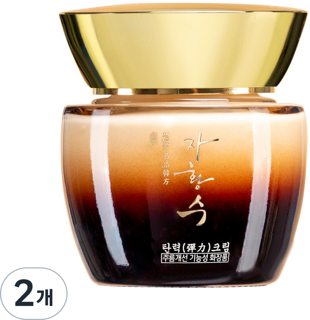 자황수 보음 탄력 크림, 50g, 2개