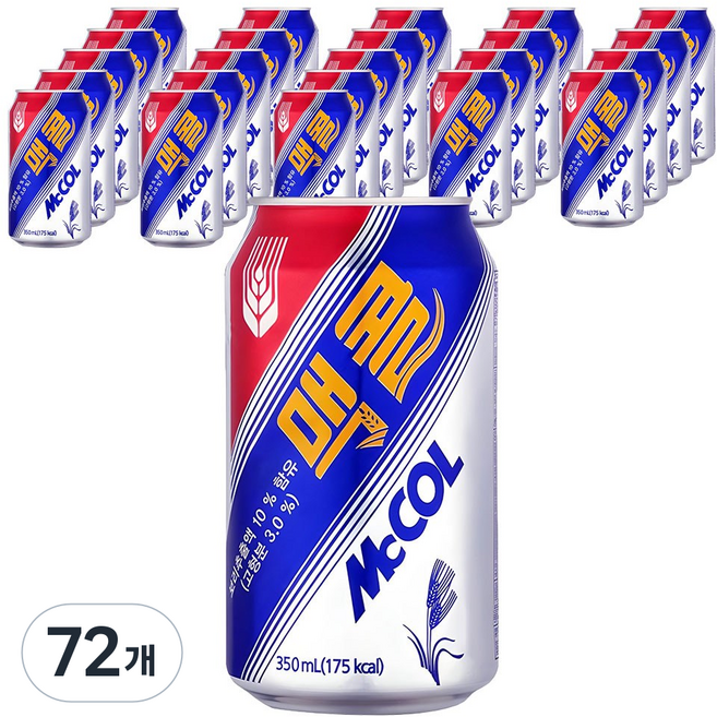 맥콜, 350ml, 72개