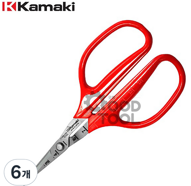 샤인머스켓 가위 포도 적과 포도 전지가위 B-160 스테인레스 일제 가마끼 JAPAN 경제형, 6개