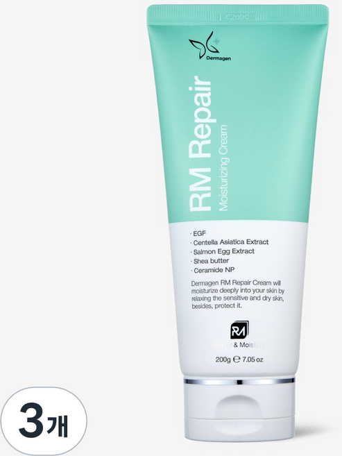 더마겐 RM 알엠 리페어 크림, 200g, 3개