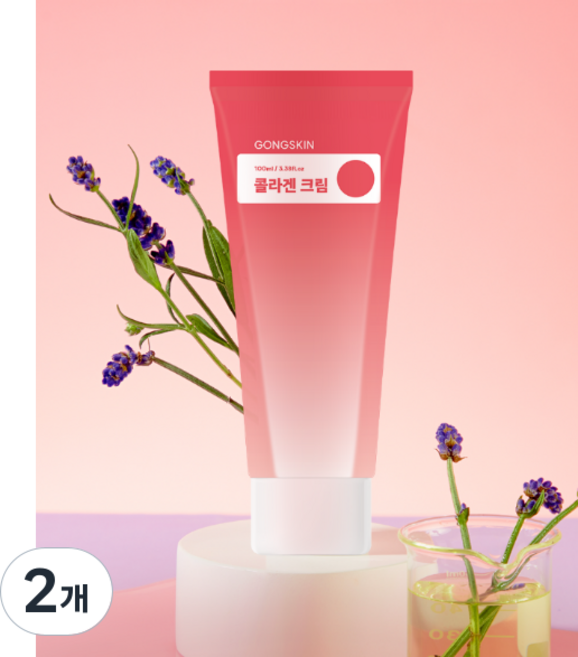 공스킨 피부탱탱 콜라겐 크림, 2개, 100ml