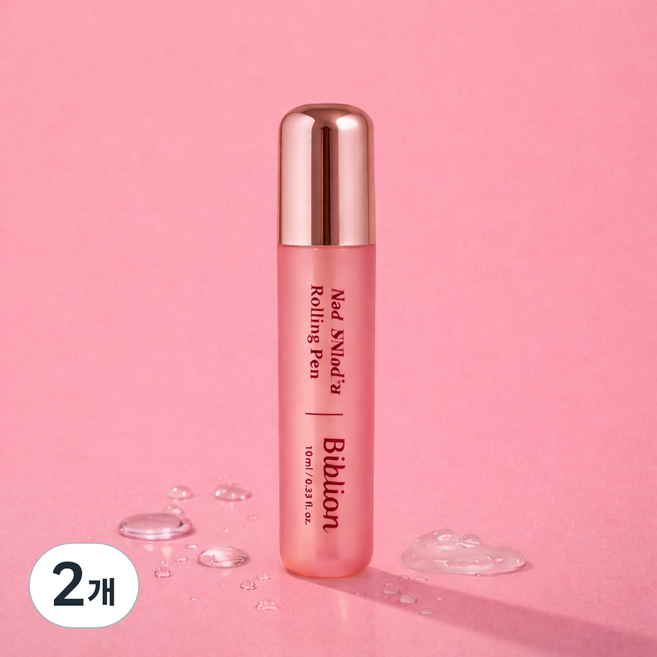 비블리온 안티 링클 롤링 펜 주름개선 미백 2중 기능성 눈가 팔자 목주름 집중 케어 세럼, 2개, 10ml