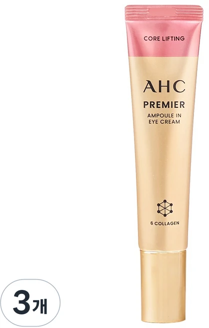 AHC 프리미어 앰플 인 아이크림 코어 리프팅 시즌12, 40ml, 3개 - 쿠팡