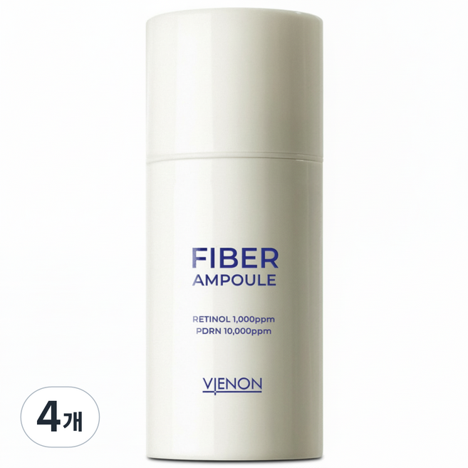 비에논 파이버 앰플 모공축소 pdrn 레티놀 수축 코 FIBER 세럼, 4개, 30ml
