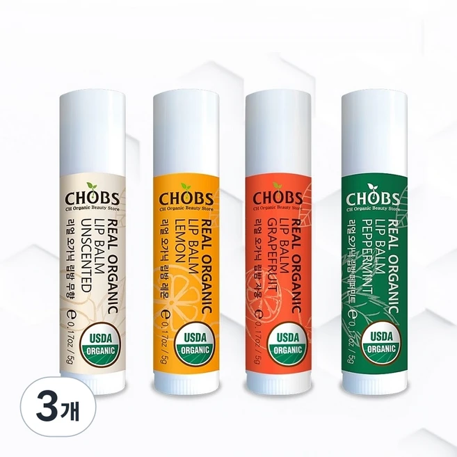 천연 임산부 립밤 아기 비건 유아 어린이 입술 보습제 보호제, 자몽, 5g, 3개 - 쿠팡