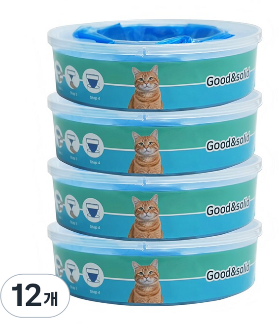 굿앤솔리드 리터락커 호환 리필봉투, 12개, 10L