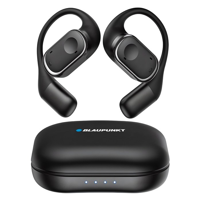 블라우풍트 AAC ENC 노이즈 캔슬링 오픈 귀걸이형 HI-FI 5.4 블루투스 이어폰 BLP-OE383K 블랙 37시간