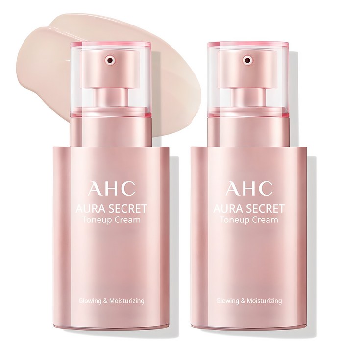 AHC 아우라 시크릿 톤 업 크림 SPF30 PA++, 50g, 50ml, 2개