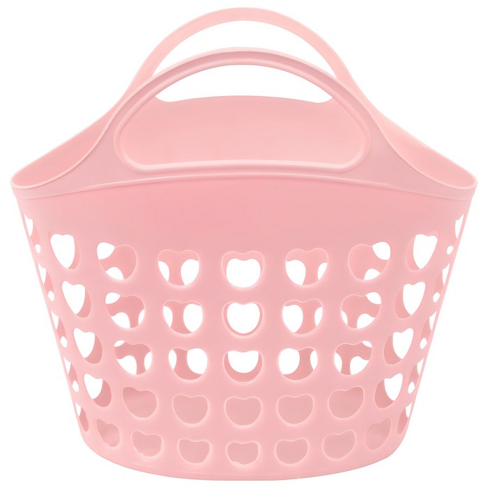 Pastel Heart Basket Childhood Play, Pink, 1 Piece