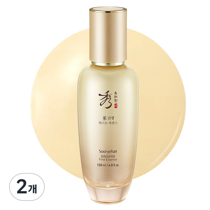 수려한 진생 퍼스트 에센스, 120ml, 2개