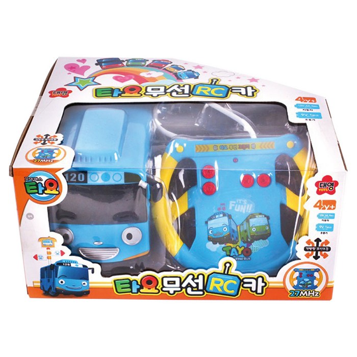 Tayo Wireless RC Car, Mixed Color, 1 Piece