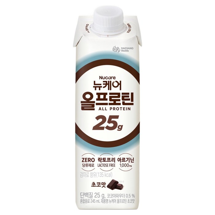 뉴케어 올프로틴 초코맛 후기 분석 - 영양 성분 상세 정보
