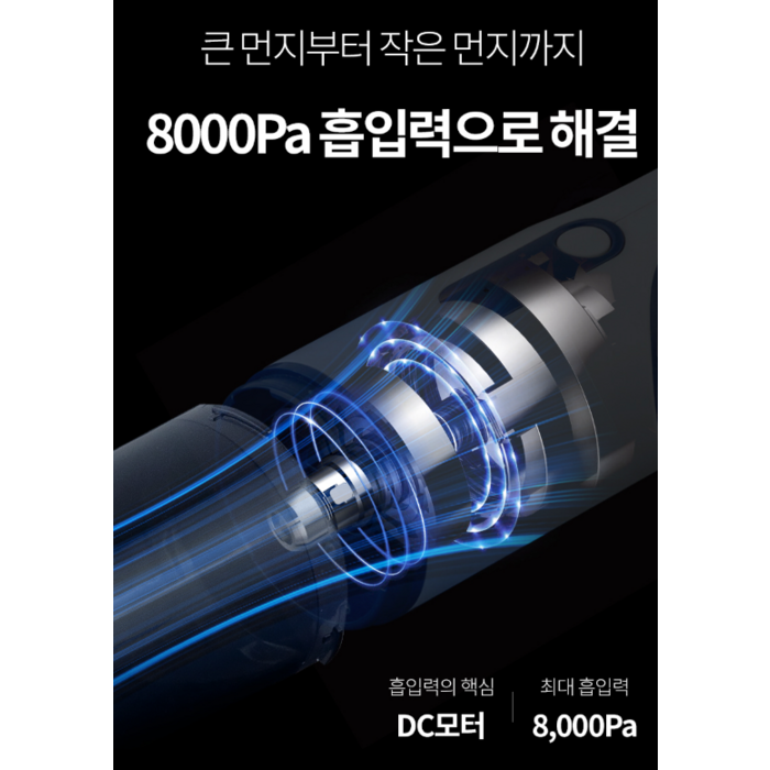 클래파 DC모터 다용도 미니 핸디형 무선청소기, 그레이 후기 분석 - 먼지통 분리 방법