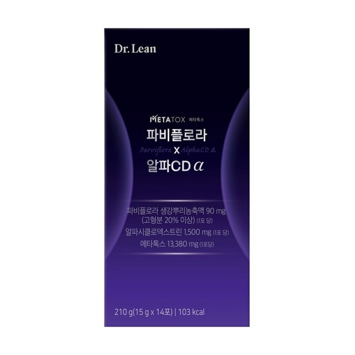 닥터린 파비플로라 x 알파CD 알파 14p, 210g 후기 분석 - 제품 상세 정보