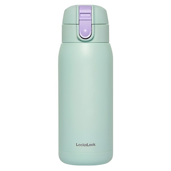 락앤락 스쿨핏 코튼캔디 원터치 텀블러, 민트, 370ml, 1개