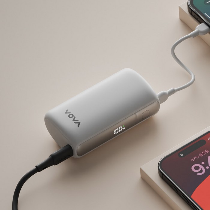 보바 그립 미니 고속충전 보조배터리 10000mAh, VA-115 후기 분석 - 패키지 구성품