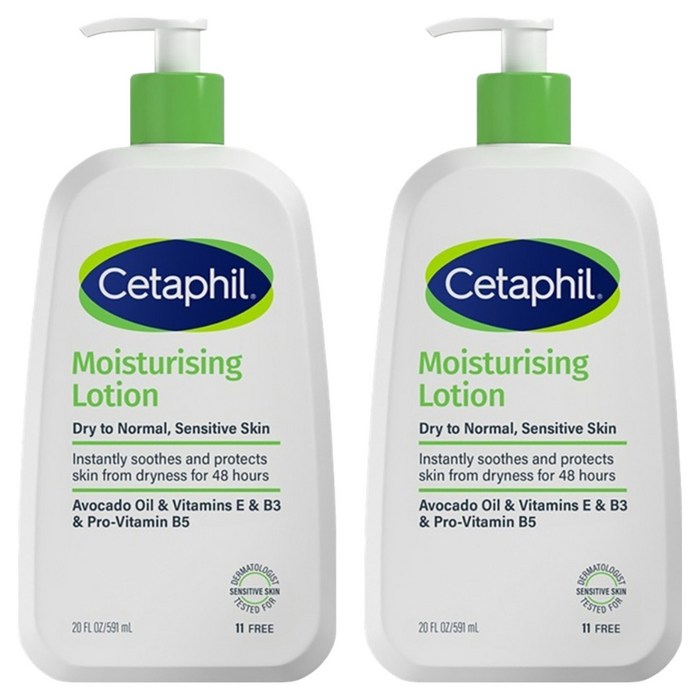 Cetaphil Moisturizing Large Volume Lotion, 591ml, 2 Count